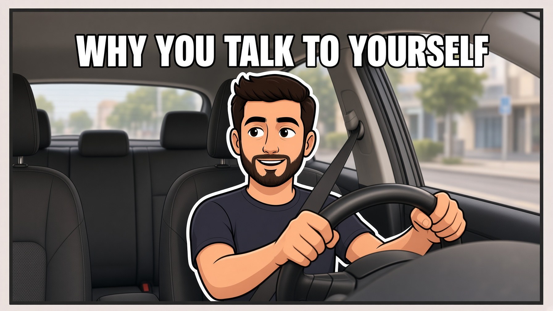 Same character consistently rendered driving a car, generated in Grok Imagine using a reusable character segment